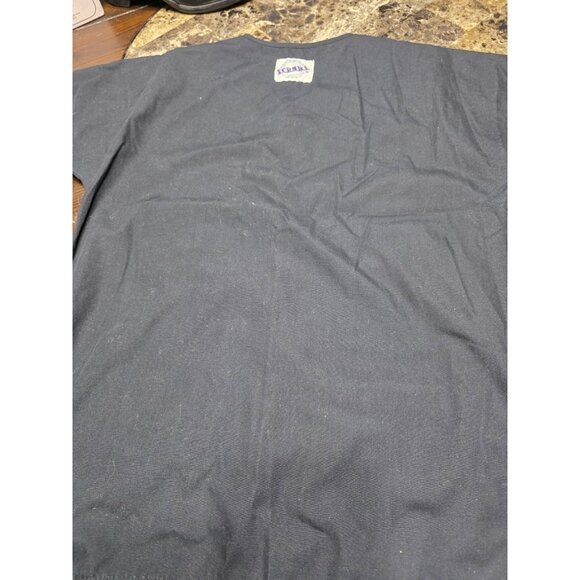 S.C.R.U.B.S. Black Scrub Top Adult Unisex Size XXS Short Sleeve - Picture 4 of 4